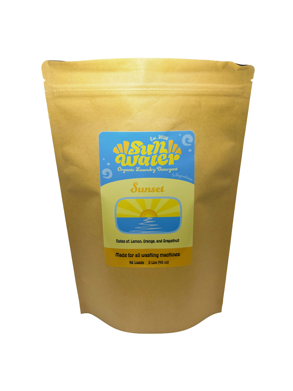 Sunset Scented Organic Laundry Detergent