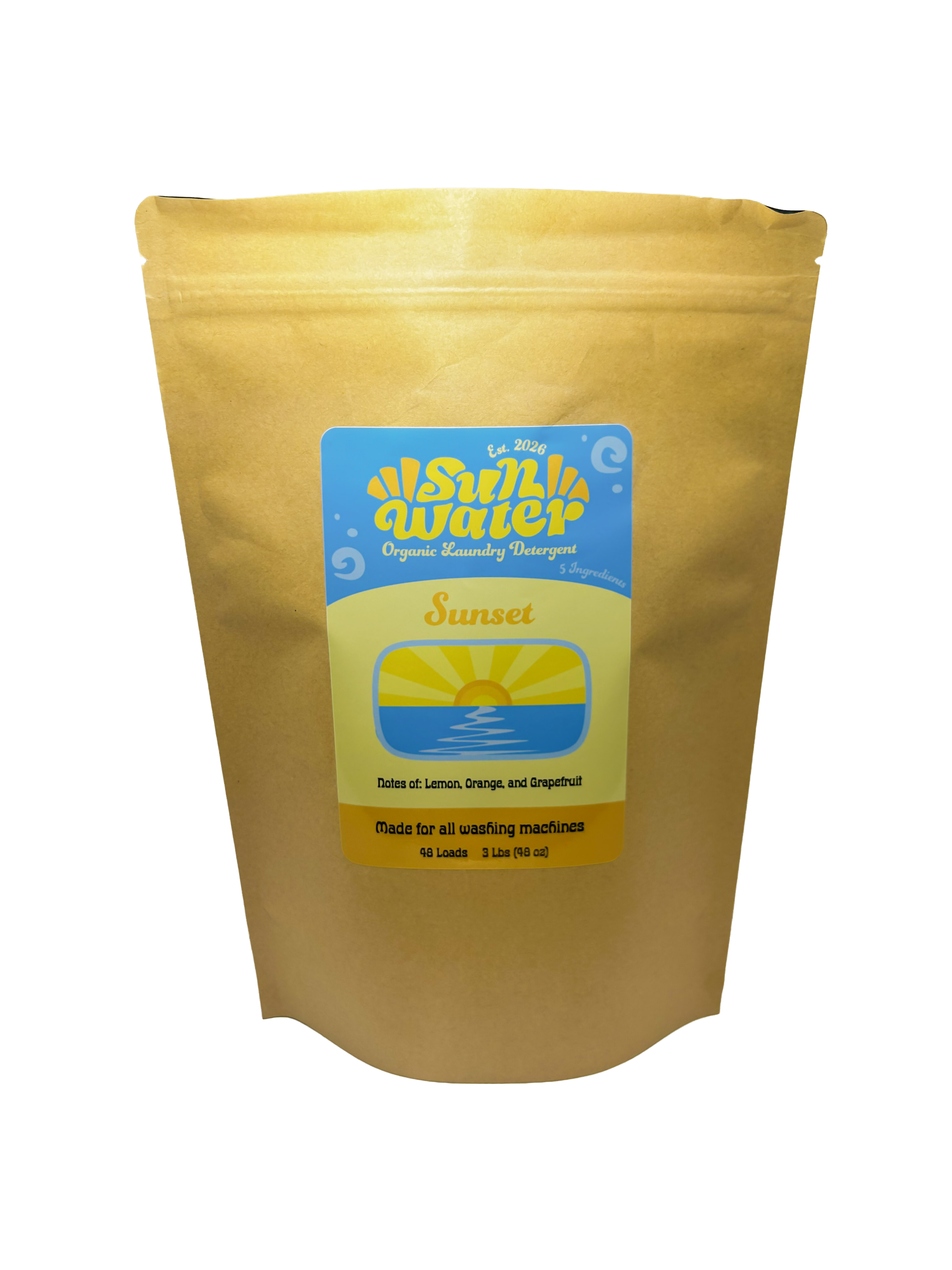 Sunset Scented Organic Laundry Detergent